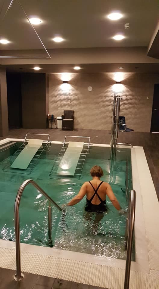 Varm pool och avkoppling